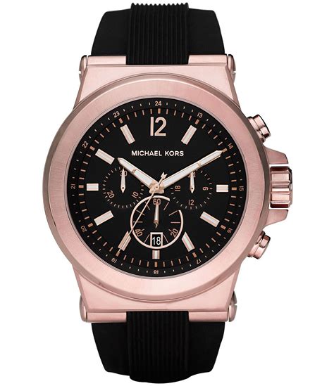 michael kors men's dylan chronograph matte black silicone watch|Michael Kors Men's Dylan Chronograph Black Silicone Watch.